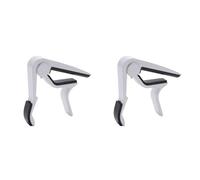 Oladfiop 2X White-Handed Guitar Capo Clip Trigger with Quick Change