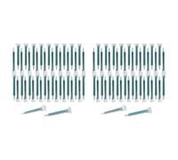 Oladfiop 80 Piece Epoxy Mixing Nozzle Electrostatic Mixing Nozzle Tip 50Ml/1.7Oz (1:1/1:2 Ratio) 16 Elements