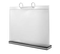 Oladfiop A5 T-Shaped Multi-Page Flip Acrylic Sign Holder, Menu/Photo/Advertising/Beverage Display Stand