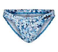 Olaf Benz Men's Swimwear Swim Sun Brief BLU 20156 (Triangles/XL)