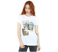 Olaf Polaroid Cotton Boyfriend T-Shirt frozen White XXL