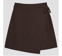 OLAF Short skirts WRAP SKIRT in Brown EU M