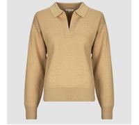 OLAF Sweater KNITTED POLO in Beige EU S
