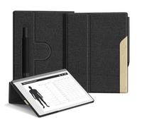 OLAIKE Book Folio Case for Remarkable 2 Paper Tablet 10.3" 2020 Released, Premuin Fabric Smart Cover with 360 Degree Rotatable Stand and Stylus Pocket, Only for Remarkable 2, Black & Light Cork