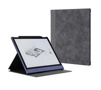 OLAIKE Case for BOOX Note Air/Note Air 2 Plus 10.3'' Tablet, Auto Sleep/Wake, Premium PU Leather Folio Cover with Foldable Stand, Grey (Not Fit other BOOX series)
