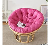 OLAMASA Papasan Chair Cushion - Thickened Overstuffed Round Papasan Seat Hanging Egg Chair Swing Rocking Chair