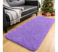 OLANLY Machine Washable Runner for Hallway, Soft Fluffy Shaggy Bed Rugs for Bedroom Living Room Indoor Floor Rug for Kids Girls Boys Nursery