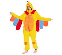 OLAOLA Adult Animal Onesie, Fleece Unisex Novelty Turkey Pyjamas, Soft Comfy Cosplay Costume Homewear Halloween Nightwear One Piece Sleepwear Loungewear