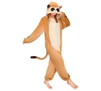 OLAOLA Adult Onesie Pyjamas, Flannel Unisex Animal Costume for Halloween | Cosy breathable flannel featuring a 3D hood, handy side pockets. Perfect for World Book Day or fancy dress party