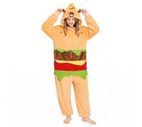 OLAOLA Adult Onesie Pyjamas, Flannel Unisex Animal Costume for Halloween | Cosy breathable flannel featuring a 3D hood, handy side pockets. Perfect for World Book Day or fancy dress party