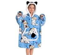 OLAOLA Kids Cat Oversized Blanket Hoodie Sherpa Fleece Pullover