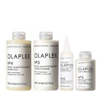 Olaplex - Bundles Set: Shampoo No.4 250ml, Conditioner No.5 250ml, Treatment No.3 Hair Perfector 100ml & Treatment No.0 155ml for Women, sulphate-fre