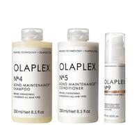Olaplex Bundles Trio Shampoo No.4 250ml, Conditioner No.5 250ml & Styling No.9 Hair Serum 90ml