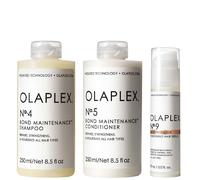 Olaplex - Bundles Trio: Shampoo No.4 250ml, Conditioner No.5 250ml & Styling No.9 Hair Serum 90ml for Women, sulphate-free, silicone-free
