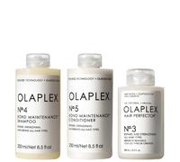 Olaplex - Bundles Trio: Shampoo No.4 Bond Maintenance 250ml, Conditioner No.5 Bond Maintenance 250ml & Treatment No.3 Hair Perfector 100ml for Women,