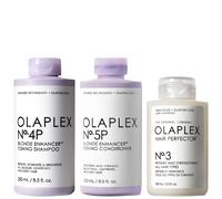 Olaplex - Bundles Trio: Shampoo No.4P 250ml, Conditioner No.5P 250ml & Treatment No.3 Hair Perfector 100ml for Women, sulphate-free
