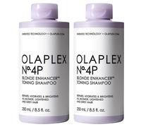 Olaplex No.4p Blonde Enhancer Toning Shampoo 2 x 250ml