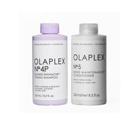 Olaplex No.4P Blonde Enhancer Toning Shampoo 250ml and No. 5 Bond Main