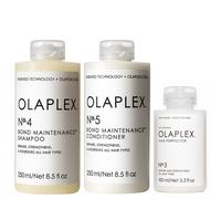 Olaplex Shampoo 250ml, Conditioner 250ml & Hair Perfector 100ml Pack