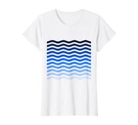 Olas del mar Value Graphic T-Shirt, Women, White, XS