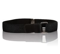 Olata Children’s Stretch Elasticated Belt with Adjustable Hook and Loop Fastening. Black (1-6 Years)