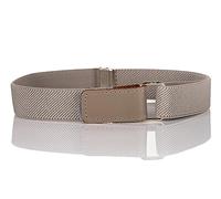 Olata Children’s Stretch Elasticated Belt with Adjustable Hook and Loop Fastening. Grey (1-6 Years)