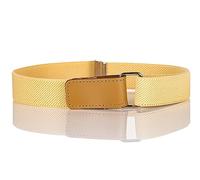 Olata Children’s Stretch Elasticated Belt with Adjustable Hook and Loop Fastening. Light Cream (1-6 Years)