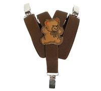 Olata Children's 0-2 Years Teddy Bear Braces, 20mm, Chocolate Brown
