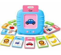OlaToy Talking Flash Cards for Kids 3+, 224 Sight Words, Rechargeable | 112 double-sided cards, interactive card reader with real sounds, USB rechargeable, auto power-off