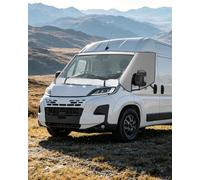OlaVeg Thermal Windscreen Cover Ducato with Zips & Mesh for Privacy | Motorhome Windscreen Cover, External, Waterproof, Anti-Frost, Fits for P-eugeot Boxer C-itroen Relay X250/290