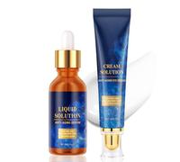 Olavita Liquid Solution Serum - Anti Aging Olavita Skin Care Sets - Anti Wrinkle Eye Cream - Stock Solution Facial Pamper Gifts for Women Fade Fine Lines - Face Self Care Gifts 2PCS