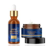 Olavita Skin Care Sets & Kits for Women - Olavita Anti Aging Olavita Liquid Solution Serum & Anti Wrinkle Cream - Stock Solution Facial Pamper Gifts for Women Fade Fine Lines (2pcs)