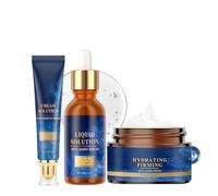 Olavitas Liquid Solution Anti-Aging Serum & Hydrating Firming Anti-Wrinkle Cream - Olavitas Face Care Set - Fade Fine Lines & Reveal Youthful Glow - Perfect Facial Gift Set for Radiant Skin - 3pcs