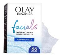 Olay 2-In-1 Combination/Oily Daily Facial Cloths, 66-Count