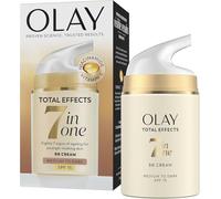 Olay 7-in-1 Total Effects Anti-Ageing BB Cream SPF15 for Medium Shade, Fights The 7 signs of Ageing and Evens Skin Tone, 50 ml
