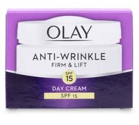Olay Anti-Wrinkle Firm & Lift SPF 15 Anti-Ageing Day Cream Moisturiser - 50ml