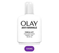 Olay Anti-Wrinkle Firm & Lift Face And Neck Lotion With SPF15, Helps Visibly Reduce Fine Lines & Wrinkles And Protects Against Premature Signs Of Ageing,100ml