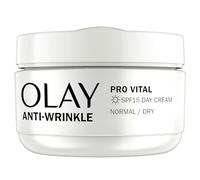 Olay Anti-Wrinkle Pro Vital Day Cream With SPF15, Helps Visibly Reduce Fine Lines & Wrinkles, For Mature Skin, 50ml
