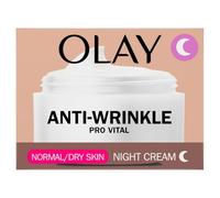 Olay Anti-Wrinkle Pro Vital Night Cream, 50ml | Helps visibly reduce fine lines & wrinkles, for mature skin