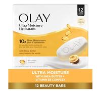 Olay Outlast Ultra Moisture Beauty Soap Bar, 10x More Moisturizers, Nourishing Conditioners, Vitamin B3 Complex, 3.17 oz (Pack of 12)