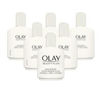 Olay Beauty Fluid Face And Body Moisturiser, 200 ml (Pack of 6)