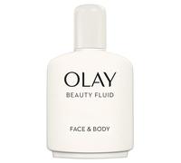 Olay Beauty Fluid Face & Neck Lotion For Sensitive Skin,200ml | 24H Lightweight Moisturisation, for silky soft and smooth skin