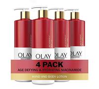 Olay Body Lotion for Women, Age Defying & Hydrating Dry Skin with Niacinamide, 4 ml (Pack of 4)
