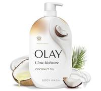 Olay Body Wash for Women, Ultra Moisture, 24/7 Moisture Barrier Repair, Hydrating Formula for Visibly Healthy Soft Skin, Vitamin B3 & Hyaluronic Blend, For All Skin Types, Coconut Oil Scent, 35 fl oz
