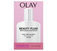 Olay Beauty Fluid Moisturise & Replenish Face, Neck And Body Lotion, For Silky Soft And Smooth Skin,200ml