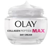 Olay Collagen Peptide MAX Day Cream, 50ml | Niacinamide 99% Purity & +50% Glycerin. Anti-Ageing Menopausal Skin Care: strengthens, restores, hydrates
