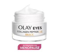 Olay Collagen Peptide MAX Eye Cream for Dark Circles, Skincare with Niacinamide & Dual Peptides Anti Ageing Menopausal Skin Care: Strengthens, Restores, Hydrates, 15ml vs Collagen Peptide Eye Cream