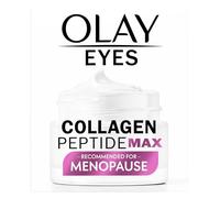 Olay Collagen Peptide MAX Eye Cream for Dark Circles, Skincare with Niacinamide & Dual Peptides Anti Ageing Menopausal Skin Care: Strengthens, Restores, Hydrates, 15ml vs Collagen Peptide Eye Cream
