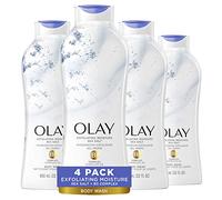 Olay Daily Exfoliating with Sea Salts Body Wash, 22 oz, (4 Count)