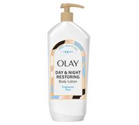 Olay Day & Night Restoring Body Lotion for Women 24hr Hydration Absorbs Instantly Formulated with Vitamin B3 Complex Fragrance-Free 18 fl oz